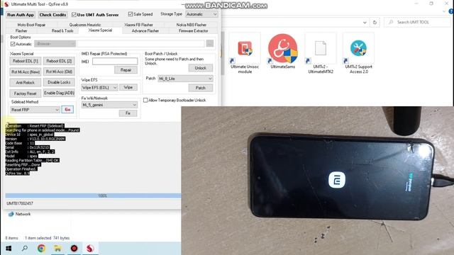 Redmi Note 11 FRP Lock Remove UMT Tool (Xiaomi Sideload Mode FRP Reset By UMT Dongel) смотреть онлайн