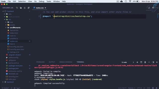 Laravel Angular Authentication with JWT | Creating Components #2 смотреть онлайн