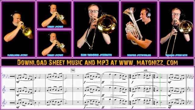 "Torna a Surriento" - Solo for Bass Trombone (Arr. Drew Fennell) смотреть онлайн
