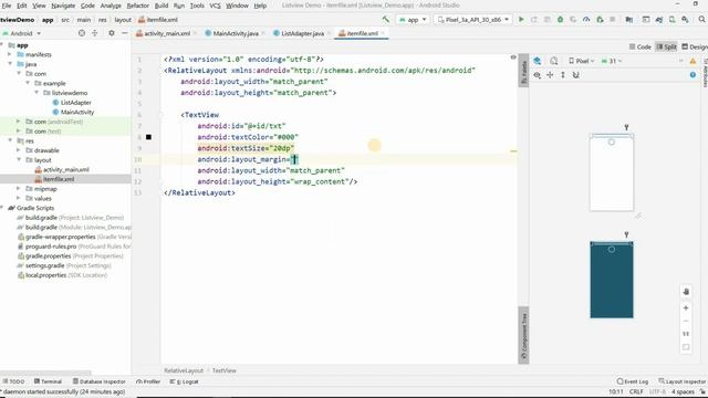 Example of listview | Create listview in android | Listview Demo | Part 2 | #31 смотреть онлайн