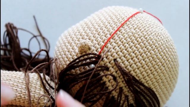 How To Add Crochet Doll Hair. Crochet Doll Hair Tutorial. How To Add Hair In Your Amigurumi Doll