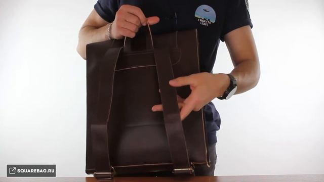 Крафтовый рюкзак из экокожи Нанджу обзор смотреть онлайн