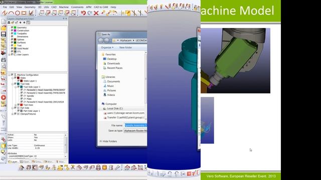 2013 R2 Create Machine Model 5 Axis Head Assembly смотреть онлайн