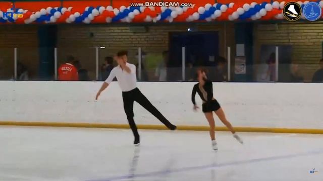 Карина Акопова - Максим Шагалов КП Всероссийские соревнования на призы президента ФФКМ 2019 смотреть онлайн