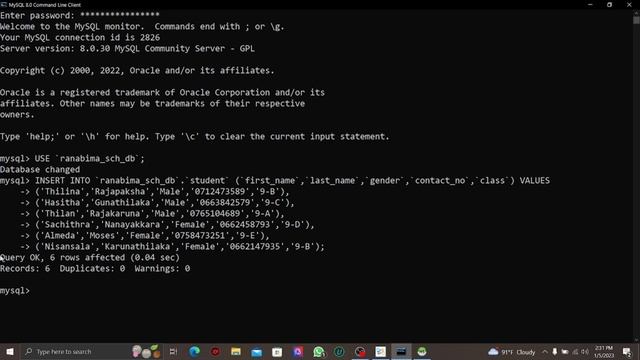 Data Base Task 46 | DBMS Question Session | 1st Year | Java Institute | A.D.Dharana Deeptha Nethsar смотреть онлайн