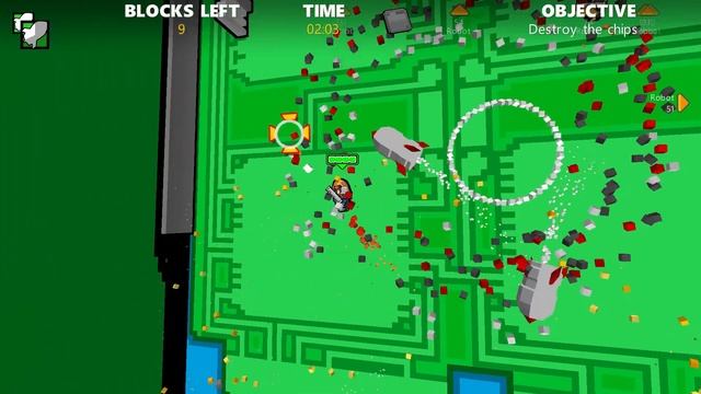 Rocket Riot 3D - Campaign Level 14 and 15 - Xbox on Windows 8.1 смотреть онлайн