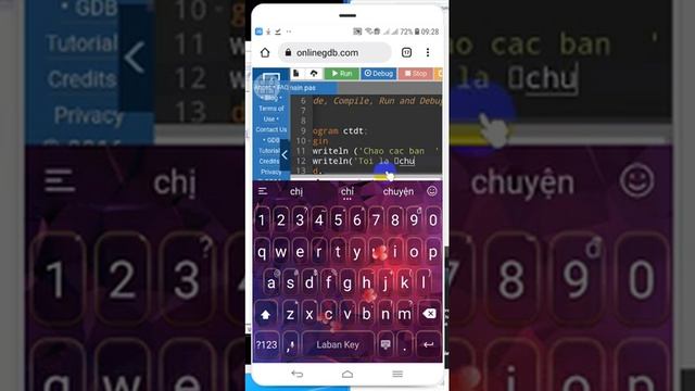Hướng dẫn Thực hành Pascal Trên onlinegdb.com смотреть онлайн