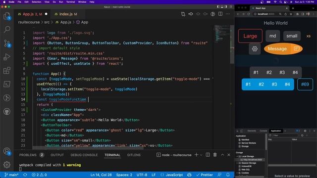 React Suite Course #4 | Dark Mode / Light Mode смотреть онлайн