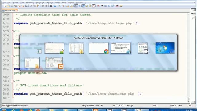 Wordpress Debugging Lesson 1 - How to Fix Syntax Error in WordPress (both Local and Live) смотреть онлайн