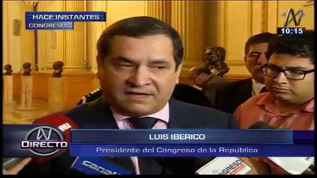 Luis Iberico comentó sobre temas de coyuntura. смотреть онлайн