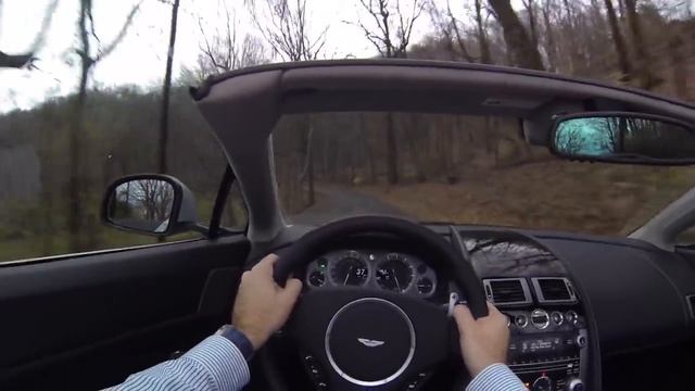 2015 Aston Martin V8 Vantage Roadster POV Test Drive смотреть онлайн