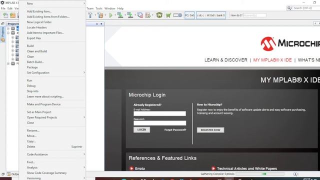 how to create an .hex file for PIC16F887 using MPLABX. смотреть онлайн