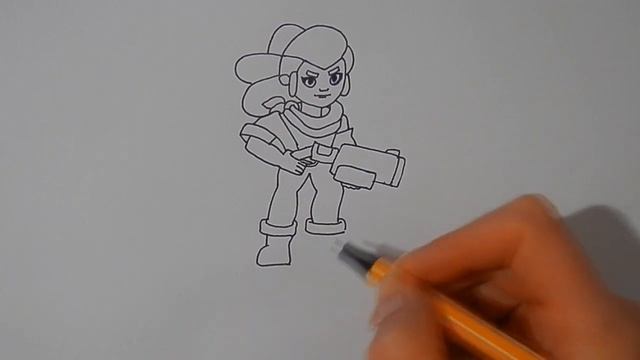 Как нарисовать ШЕЛЛИ из BRAWL STARS/671/How to draw SHELLY from BRAVEL stars смотреть онлайн