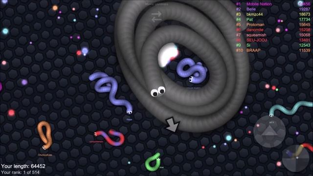 SLITHER.IO 1 INVISIBLE TROLL HACKER SNAKE 1,190,000+ SCORE (Epic Slitherio Gameplay) смотреть онлайн