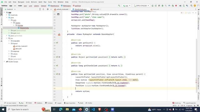 How to make Custom ListView in Android studio|Java android | смотреть онлайн