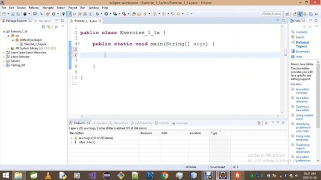 Introduction To Java Programming Exercise 1 1a смотреть онлайн