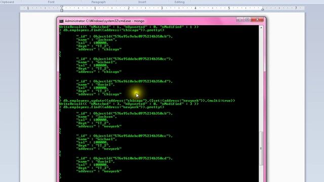 MONGODB UPDATE MULTIPLE DOCUMENTS DEMO смотреть онлайн