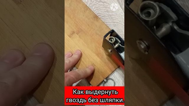 Чем можно вытащить гвоздь без шляпки.