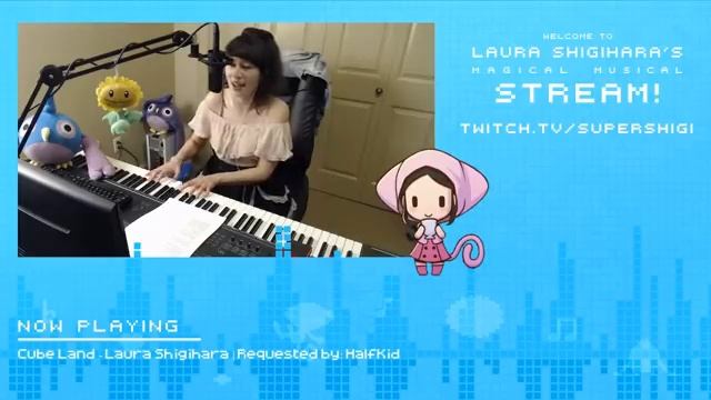 Laura Shigihara - Cube Land (live ballad version) смотреть онлайн