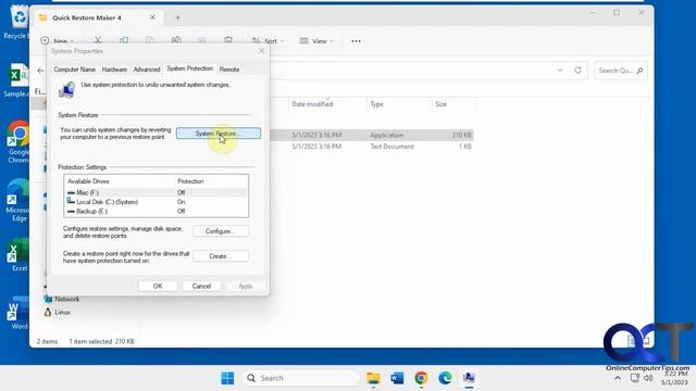 How to Quickly Make a Windows System Restore Point смотреть онлайн