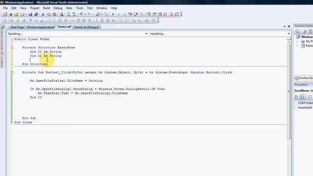 VB.NET Extracting Info From Excel(1) смотреть онлайн