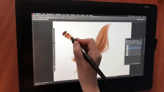 Tutorial: How to draw hair by talented Lera Kiryakova смотреть онлайн