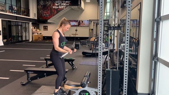 Cable Tricep Extension - Supinated Grip