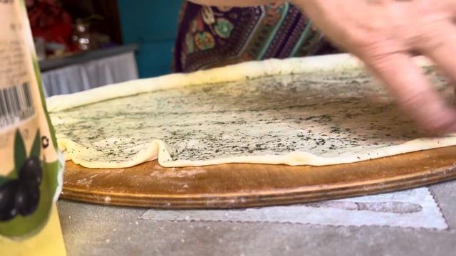 Хайчу.Слоенные лепешки с ореховой травой. смотреть онлайн