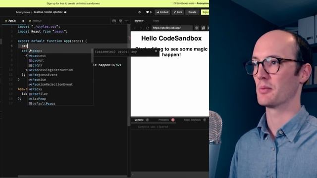 Stop using defaultProps (React 18.3 preview) смотреть онлайн