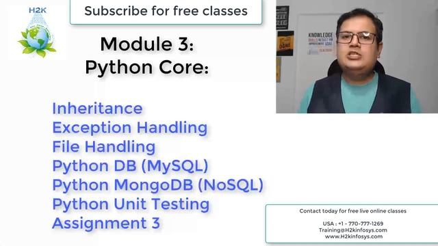 Python Programming Overview and Modules | Python Course Certification | H2K infosys смотреть онлайн