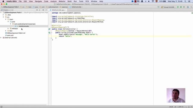 JAVA + Intellij Idea + tomcat + spring + maven TUTORIAL # 1 смотреть онлайн