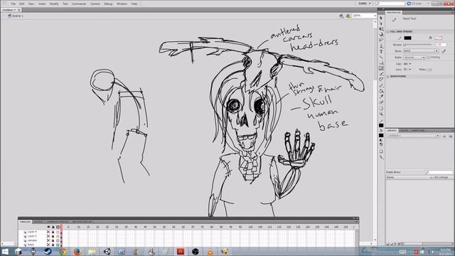 Mothdan Ludum Dare 33 Timelapse Part 1: Concept Sketch смотреть онлайн