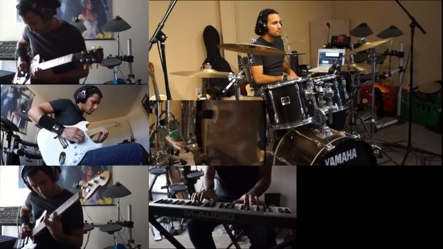 Contra Stage 1 Jungle Theme Cover (Guitar Bass Piano Drums and More) 魂斗羅 смотреть онлайн