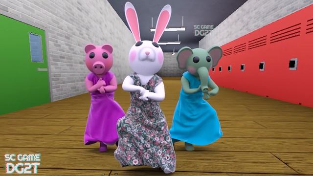 Piggy roblox dancing gangnam style | Piggy roblox in the real life | SC GAME DG2T смотреть онлайн