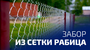 Просматриваемый забор - сетка рабица