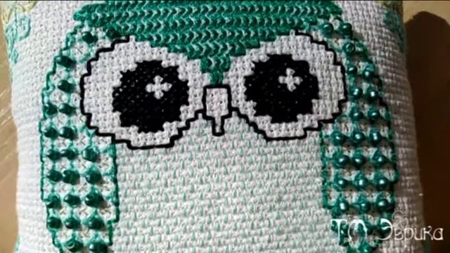 039 Вышивка. Игольница с совой смотреть онлайн
