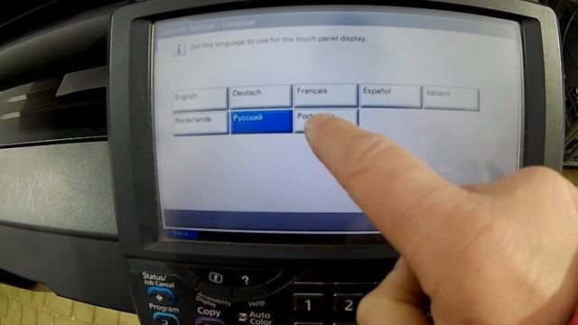 Language Change KYOCERA TaskAlfa 3050Ci 3550Ci 4550Ci 5550Ci смотреть онлайн