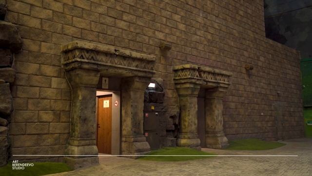 ДРЕВНИЕ РУИНЫ ИЗ ИСКУССТВЕННОГО КАМНЯ: ДЕКОРАЦИИ В ПАРКЕ РАЗВЛЕЧЕНИЙ | ART BERENDEEVO STUDIO смотреть онлайн