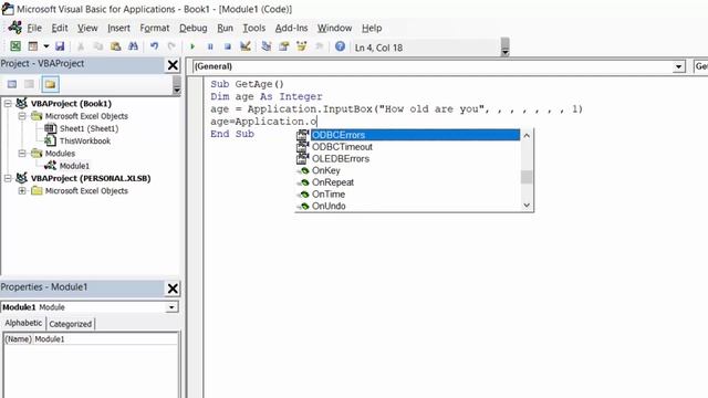 Excel VBA Application InputBox #4 - Allow only numbers смотреть онлайн