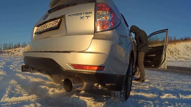 Банки HKS replica на subaru forester SH5 2.0 XT смотреть онлайн