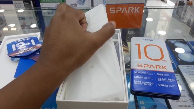 Tecno Spark 10 Pro Unboxing Video 16GB RAM 256GB смотреть онлайн