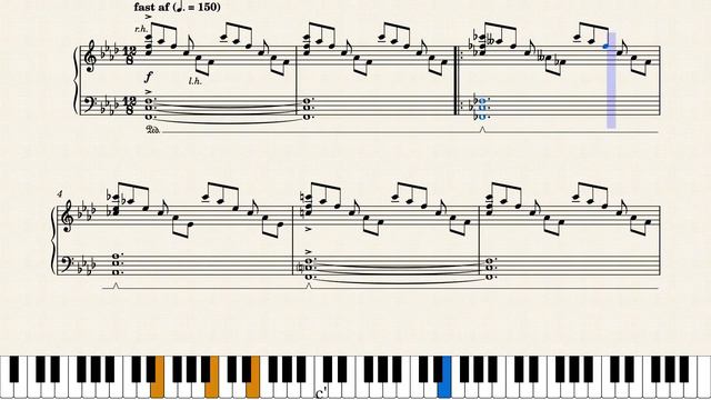 Calamity Mod OST | Open Frenzy | Piano solo (sheet music) смотреть онлайн