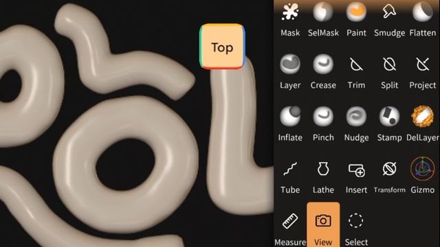 How To Create Metallic Text In Nomad Sculpt смотреть онлайн