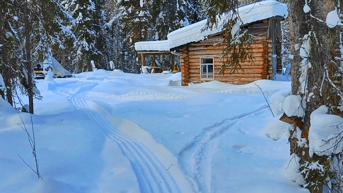 Живу в лесу. Поймал волну. Ловлю хариуса, что мне попалось? 4 серия. /Поход 25 - 27 февраля 2023/ смотреть онлайн