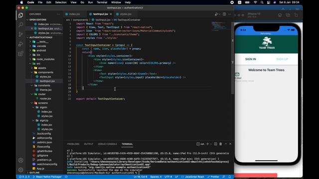 Auth UI | React Native Speed Code ( Sign In, Sign Up ) смотреть онлайн
