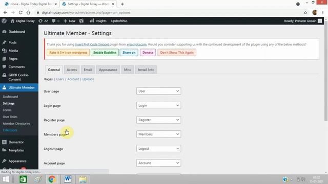How To Add Register, Login and Logout Button In WordPress Website Using A Plugin смотреть онлайн