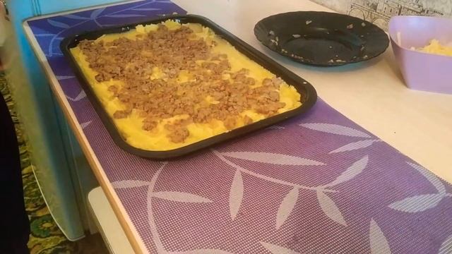 КАРТОФЕЛЬНАЯ ЗАПЕКАНКА С ФАРШЕМ!!!!и сыром смотреть онлайн