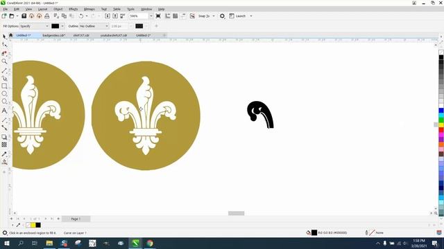 Corel Draw Tips & Tricks Trace and smart fill a logo смотреть онлайн