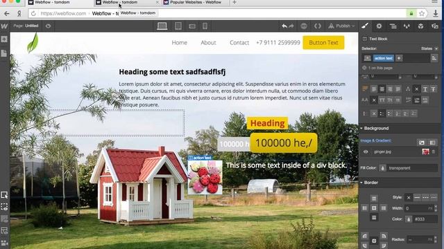 Уроки Webflow: первый экран для Desktop (часть 2) смотреть онлайн