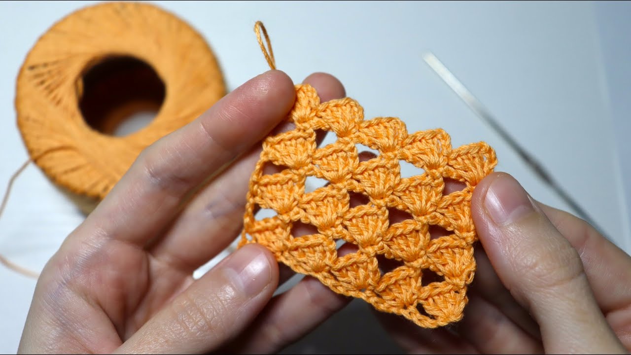 Такой КРАСИВЫЙ узор крючком очень ПРОСТО вяжется смотреть онлайн